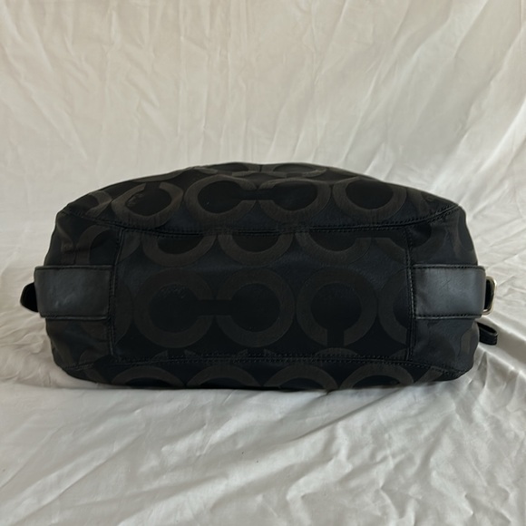 Coach Mia Opt Art Sateen Maggie Shoulder Bag Black #15757 - Picture 7 of 13